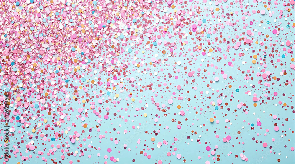 Vibrant Pastel Confetti Background for Celebration Designs Vibrant Pastel Confetti Background for Celebration Designs