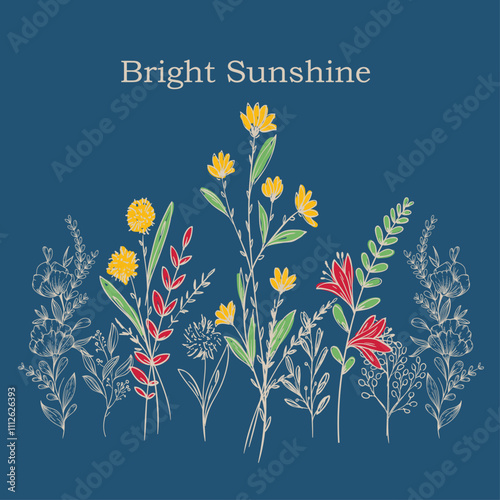 Bright sunshine Design slogans for t shirt template