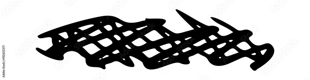 Obraz premium Doodle grungy smear scribble stroke