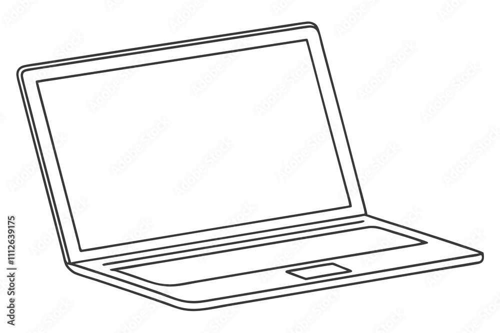 laptop frame mock up illustration isolated on transparent png background laptop frame mock up illustration isolated on transparent png background