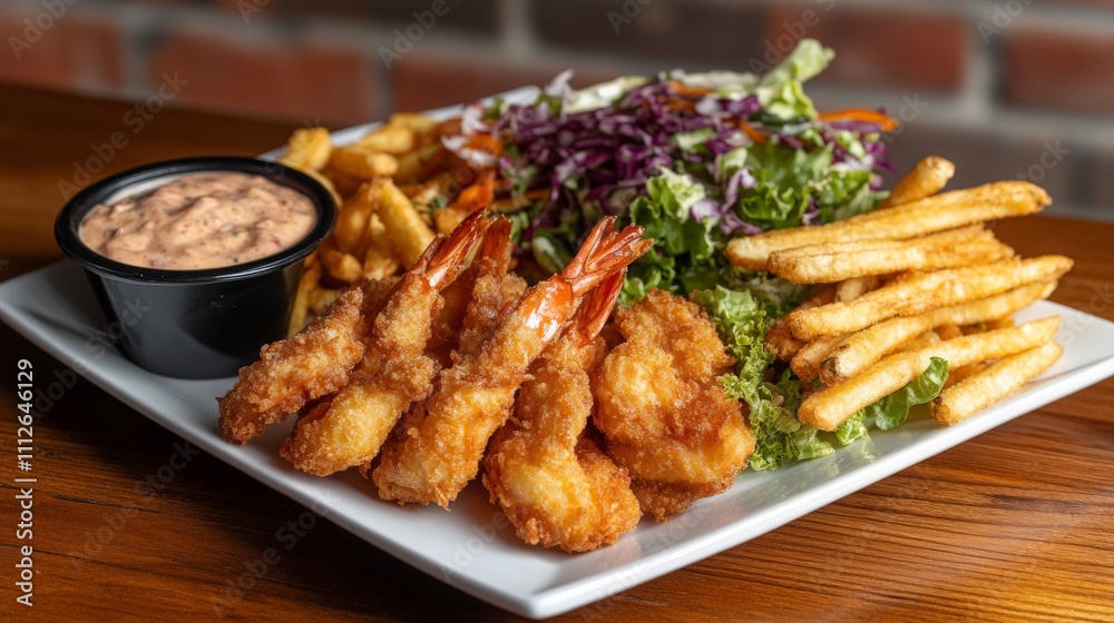 Crispy French Fried Shrimp with Tartar Sauce Crispy French Fried Shrimp with Tartar Sauce