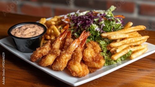 Crispy French Fried Shrimp with Tartar Sauce