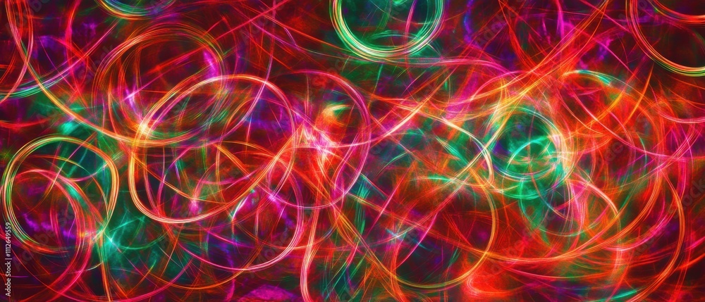 Abstract colorful light patterns creating a vibrant visual effect. Abstract colorful light patterns creating a vibrant visual effect.
