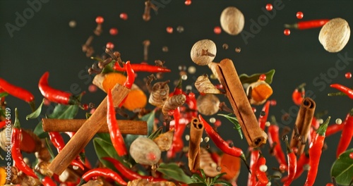 Freeze Motion of Flying Spice.