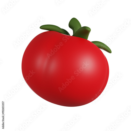Tomato 3D cute render