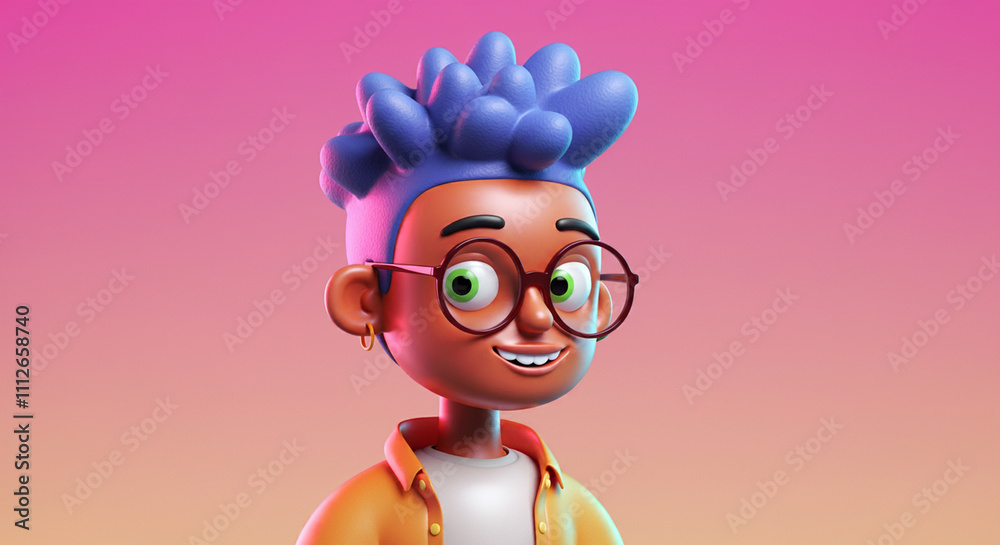 Fototapeta premium 3d character 