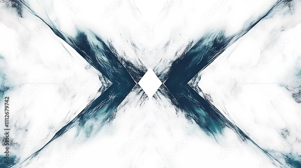 Abstract Blue And White Swirling River Pattern Abstract Blue And White Swirling River Pattern