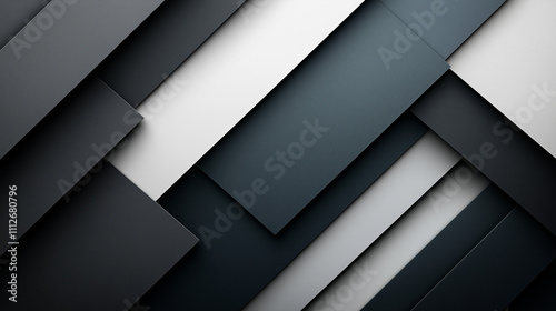 Minimalist Abstract Design with Clean Intersecting Lines