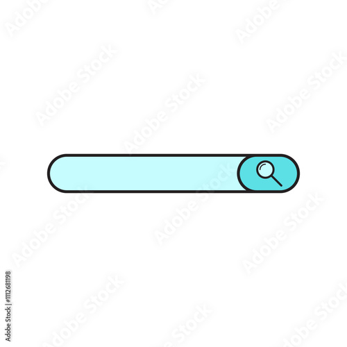 search bar icon. searching icon vector illustration. Search button icon design.