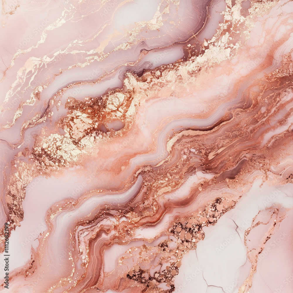 Fototapeta premium Backgrounds Rose Gold Marble Background