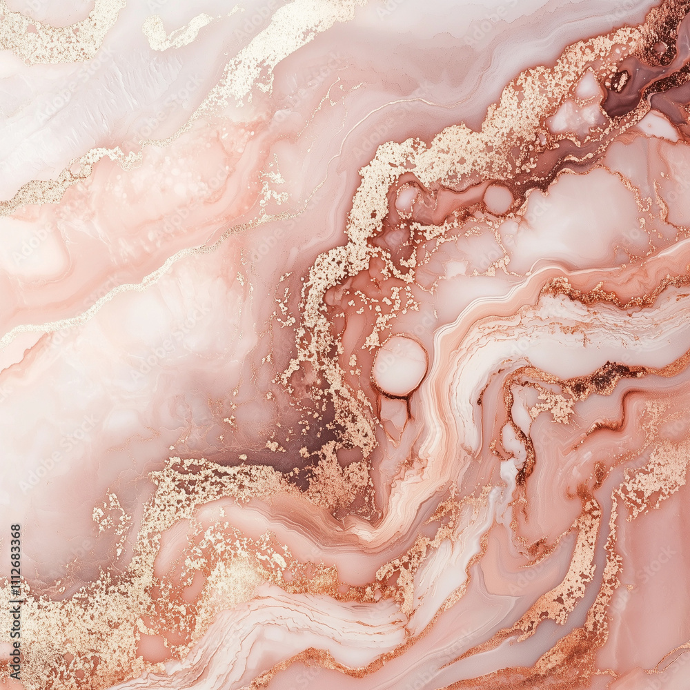 Obraz premium Backgrounds Rose Gold Marble Background