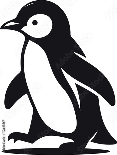 penguin on a white background