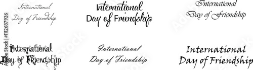 International  Day of Friendship text