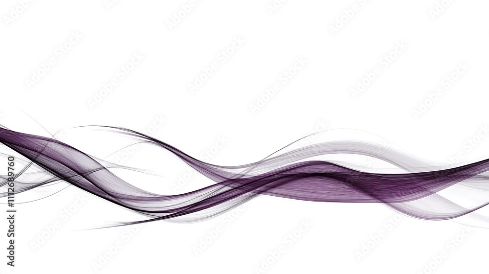 Abstract Purple Waves Flowing Design Abstract Purple Waves Flowing Design