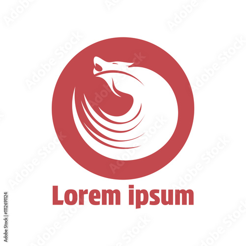 wolf head design vector illustration