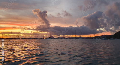 Coucher de soleil sur Le Marin