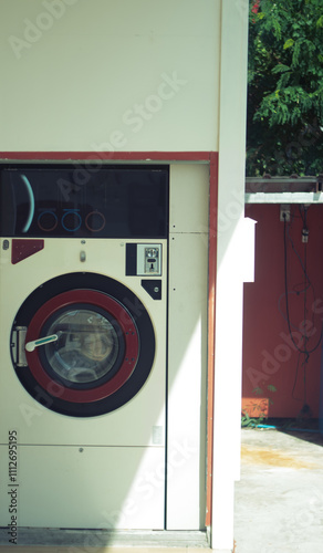 The washing machine was left unattended