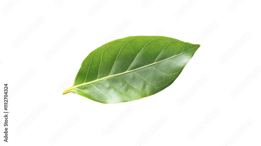 Obraz premium Green leaf transparent background