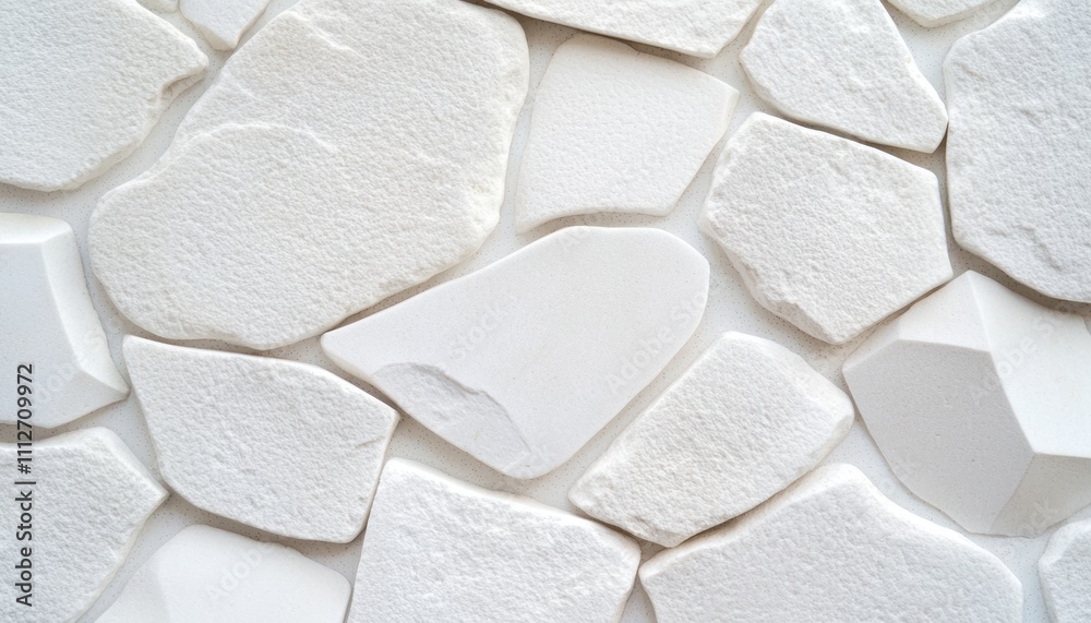 Close-up of uneven white stone surface with a rugged texture organic and minimal design suitable for advertising or creative projects Close-up of uneven white stone surface with a rugged texture organic and minimal design suitable for advertising or creative projects
