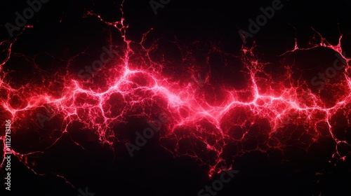 Bright Red Lightning Bolt Abstract Background Patterns and Textures