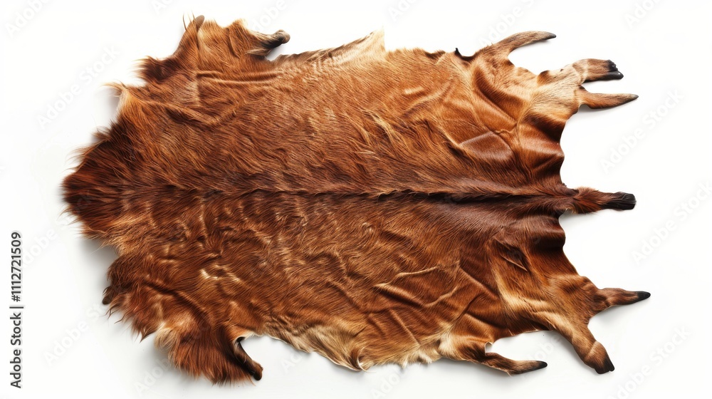 Fototapeta premium Close-up of deer skin pattern natural textures display