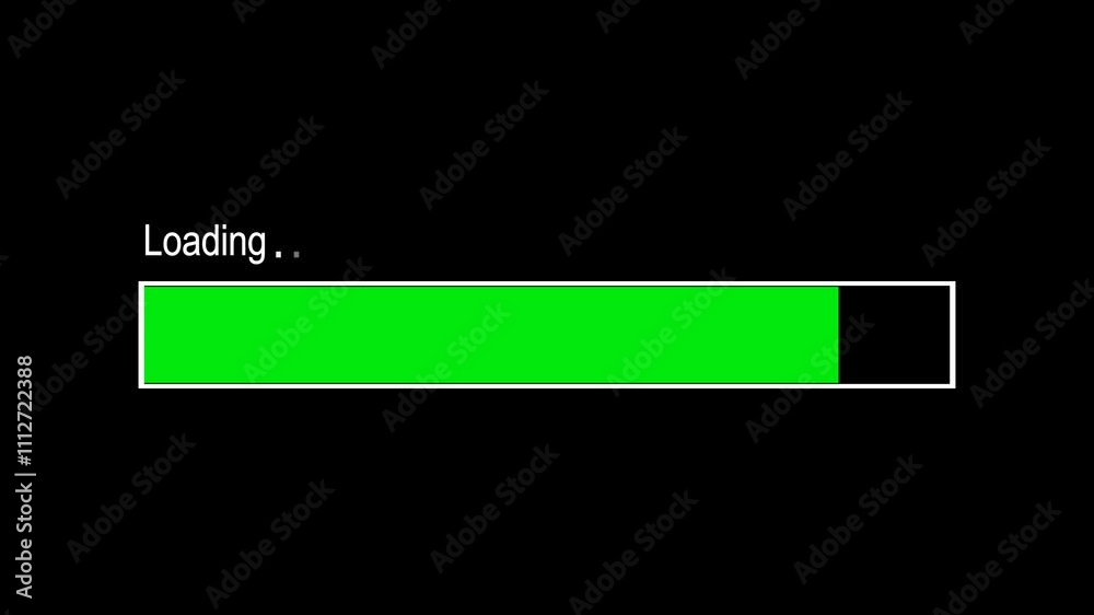 Black screen Loading bar downloading bar loading screen pixelated progress animation
Black screen Loading bar downloading bar loading screen pixelated progress animation