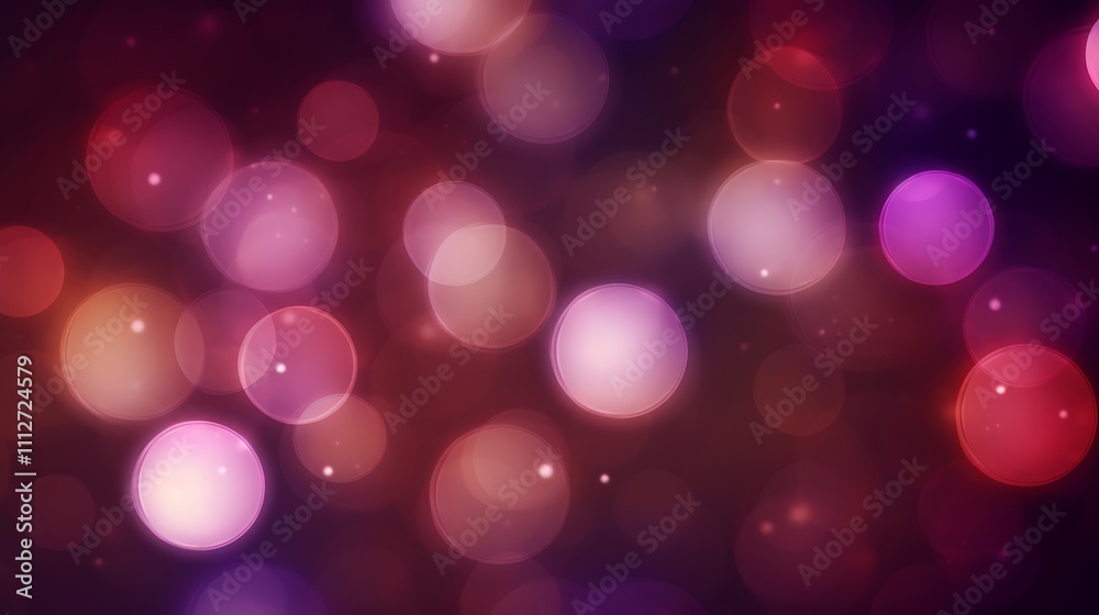 Abstract Background Of Pink And Red Bokeh Lights Abstract Background Of Pink And Red Bokeh Lights