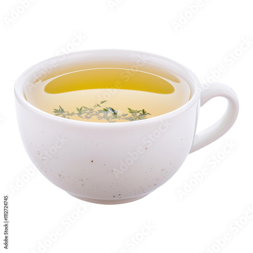 Refreshing herbal tea experience in a minimalist setting still life cozy home aesthetic appeal for wellness enthusiasts, transparent background