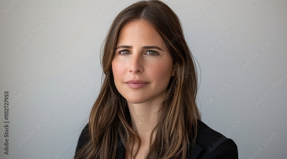 Portrait of a beautiful business woman isolated Portrait of a beautiful business woman isolated