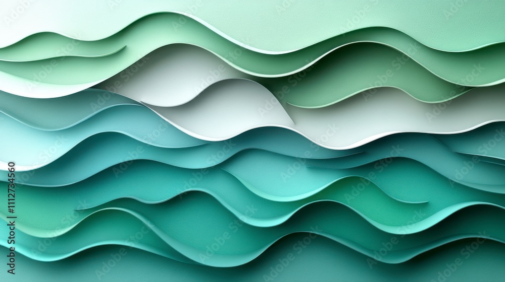 Stunning Abstract Wavy Paper Art Design: A Visual Symphony of Colors and Shapes Stunning Abstract Wavy Paper Art Design: A Visual Symphony of Colors and Shapes