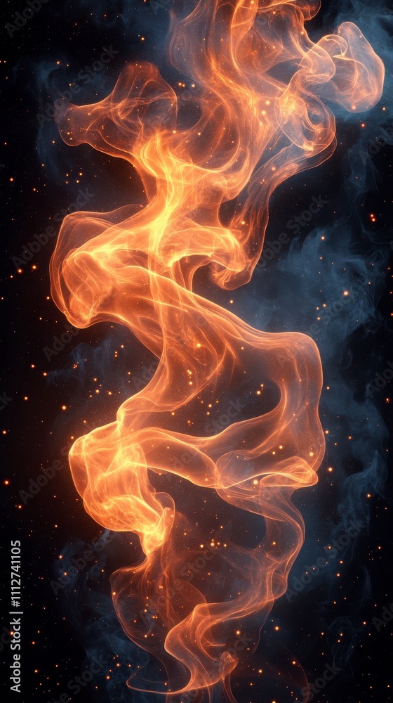 Abstract Cosmic Fire Nebulae: A Stunning Display of Celestial Energies Abstract Cosmic Fire Nebulae: A Stunning Display of Celestial Energies