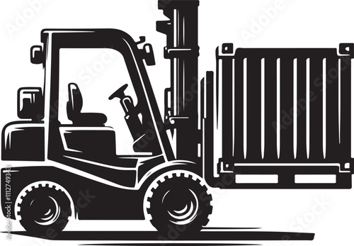 Forklift icon logo