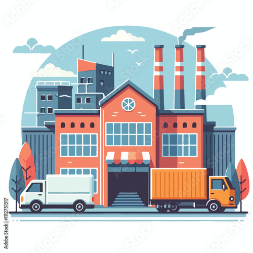 warehouse vector