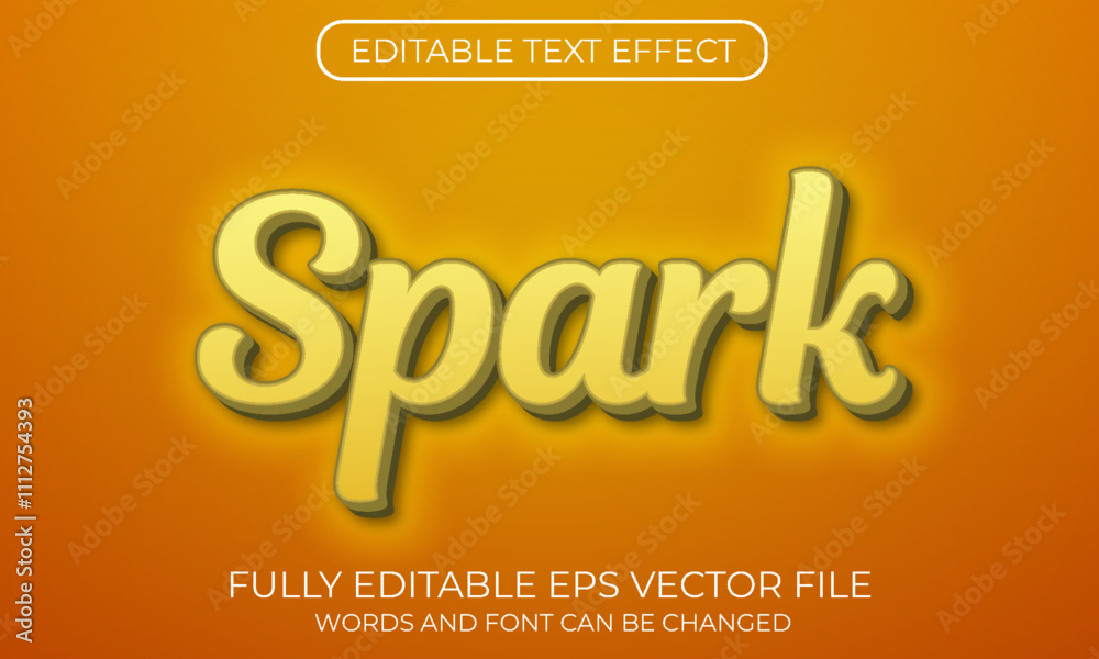 Spark editable text effect Spark editable text effect