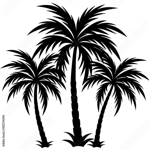 palm tree silhouettes