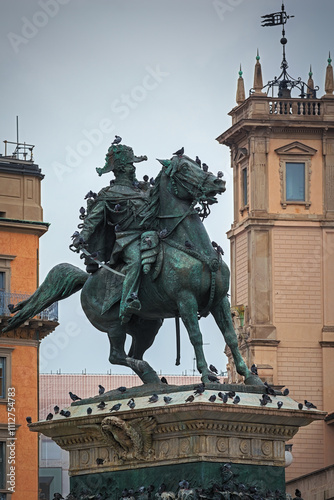 Canvas Print Statua di Vittorio Emanuele II