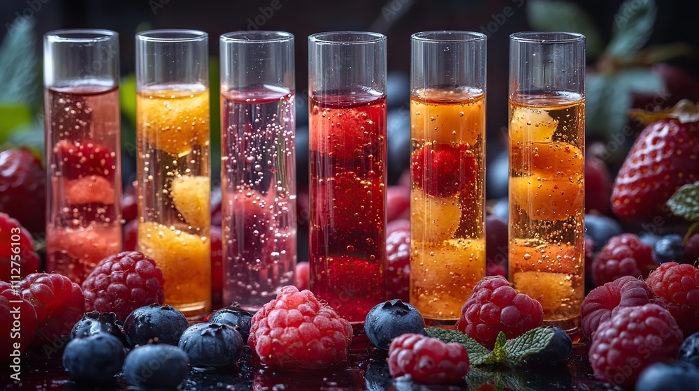 a container filled with liquid used for vaping containing flavored e liquid infused with berries and fruit a container filled with liquid used for vaping containing flavored e liquid infused with berries and fruit