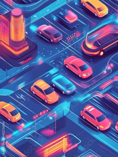 Driverless transport legislation abstract concept vector illustration set. Artificial intelligence regulations, autonomous taxi driving, AI development, future transport system abstract metaphor. photo