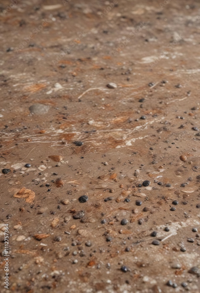 Closeup of stone fleck laminate kitchen worktop in brown color , countertop, stone fleck Closeup of stone fleck laminate kitchen worktop in brown color , countertop, stone fleck