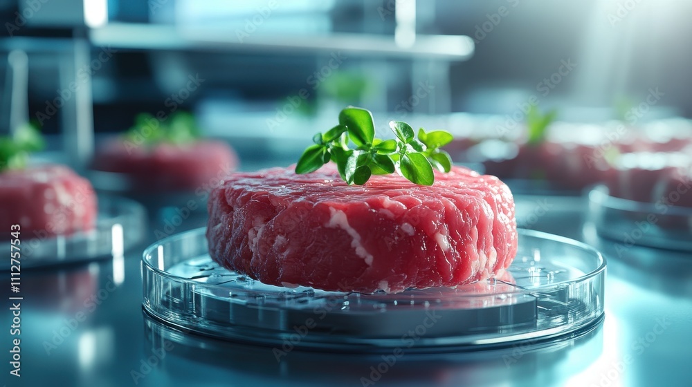 Creating gourmet dishes with fresh premium beef in a modern kitchen setting artful presentation