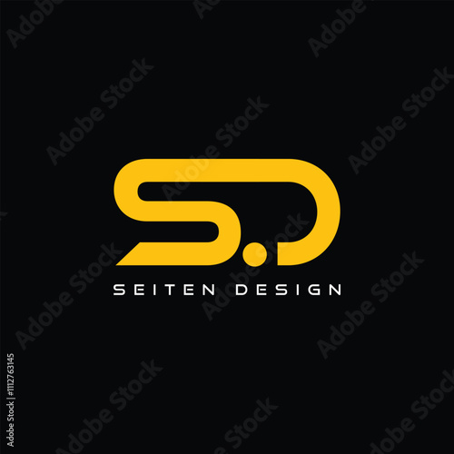 Professional sd logotype template