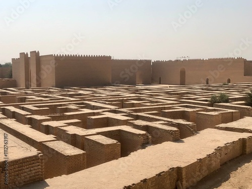 The ancient Babylon city in Iraq