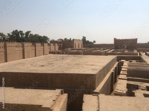 The ancient Babylon city in Iraq