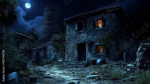 Urban Nightscapes Nighttime monuments One main object high quality very detailed Professional image photo
