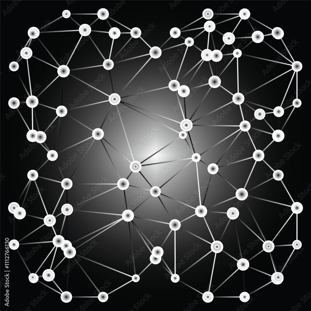 Sphere interconnected with lines and dots pattern abstract background. Digital 3d futuristic technology concept wallpaper. Vector illustration saved in EPS 10 and fully editable. Sphere interconnected with lines and dots pattern abstract background. Digital 3d futuristic technology concept wallpaper. Vector illustration saved in EPS 10 and fully editable.