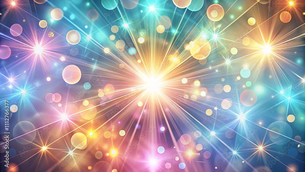 Fototapeta premium Light play texture background beautiful colors