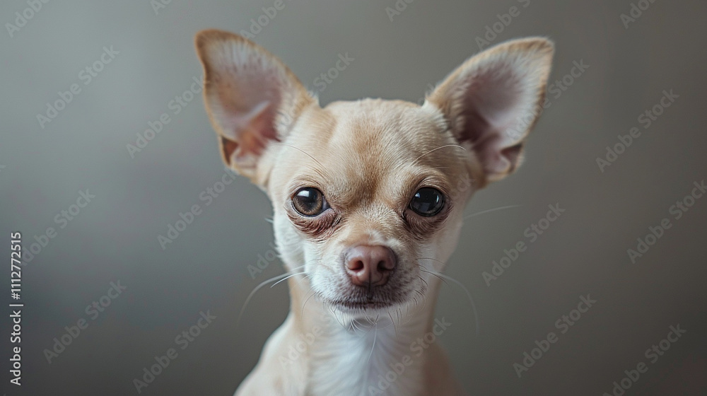 Beautiful cute Chihuahua dog on a bright background Beautiful cute Chihuahua dog on a bright background