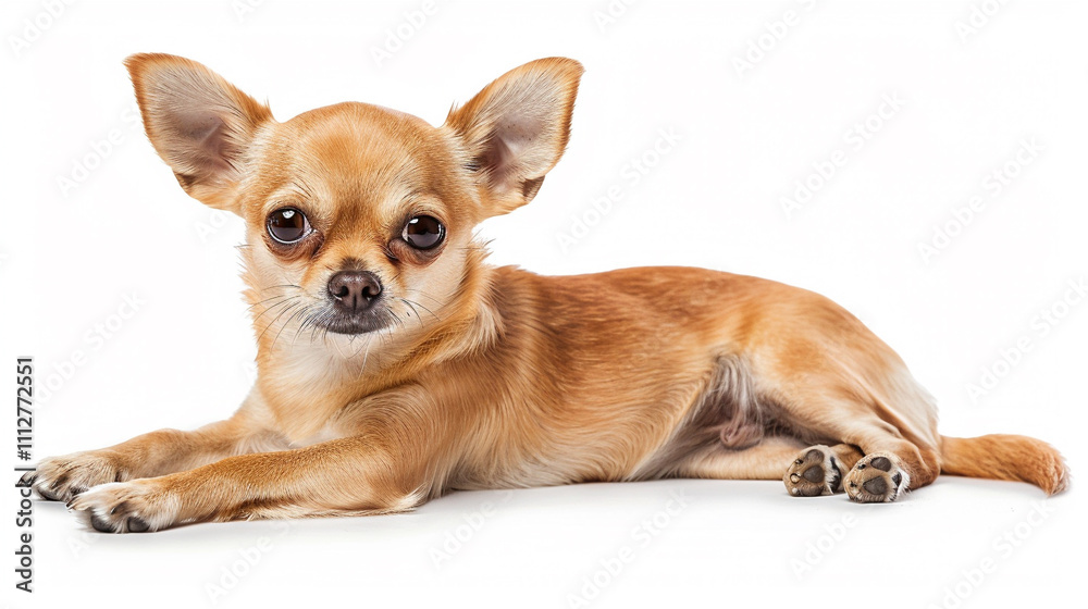 Beautiful cute Chihuahua dog on a bright background Beautiful cute Chihuahua dog on a bright background