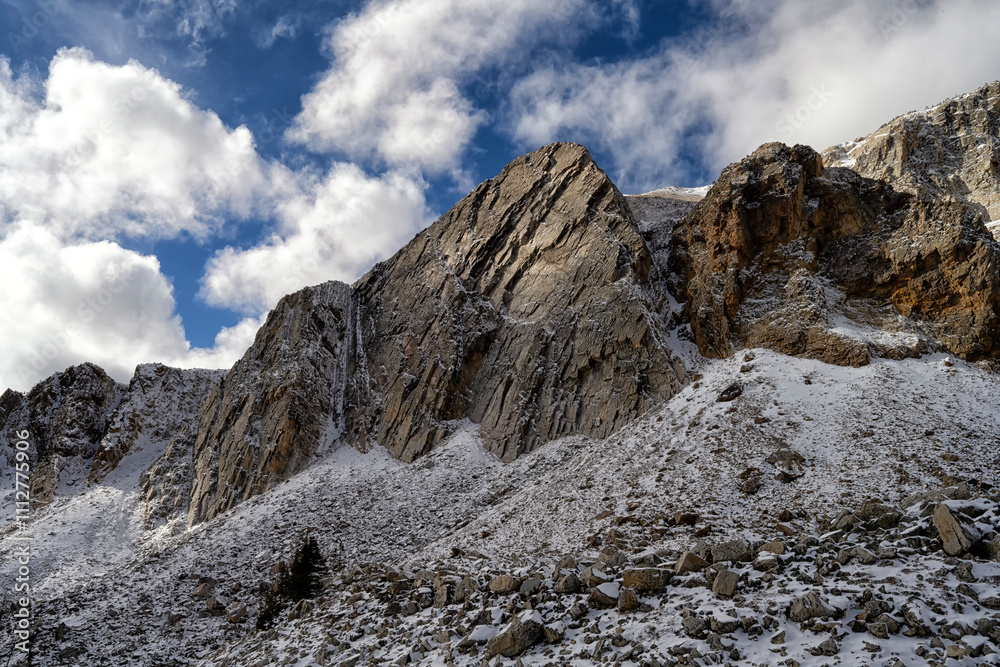 Obraz premium Snowy Range after snowstorm; Wyoming