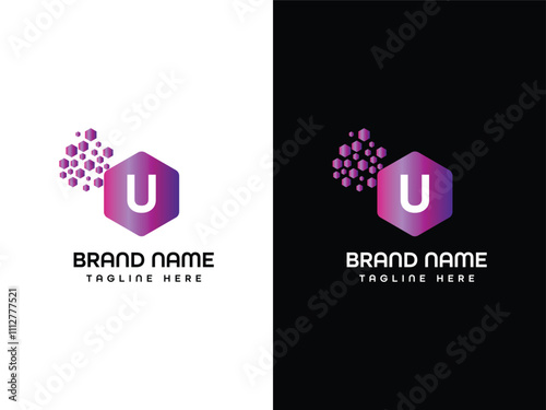 U Letter Logo Design Template 